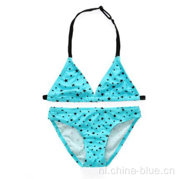 Girl&#39;s Cute Print Swim Bikini